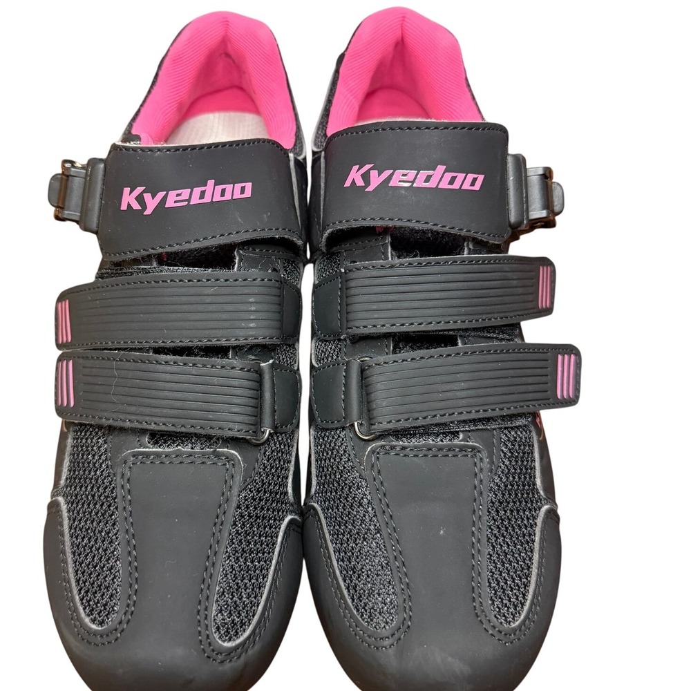Kyedoo Women's Cycling Shoes‎ - Black/Pink size 9 or 40